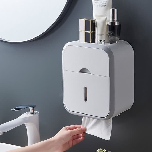 Toalettpapirholder Tissue Box GRÅ Grey