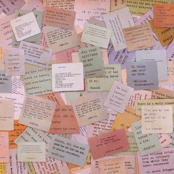 240PCS Stickers Quote Stickers Vintage Stickers