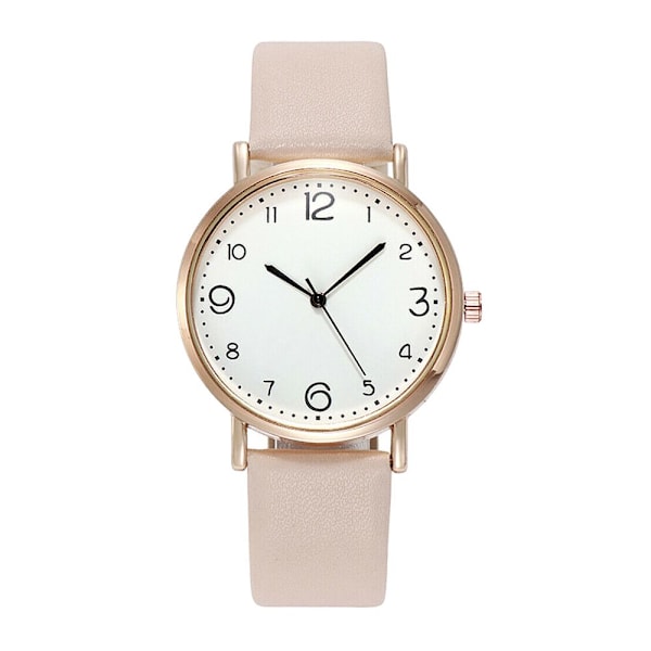 Klokker for kvinner Kvarts Armbåndsur BEIGE Beige