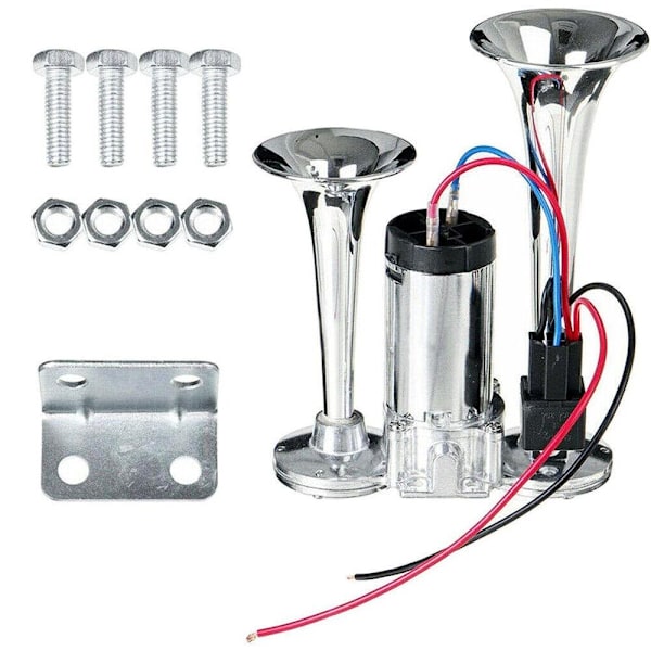 Air Horn Dubbla Trumpet Horn Bil Lastbil Lastbil Van Horn