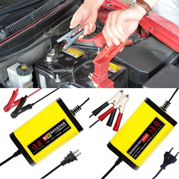 Bil Auto Batteriladdare Billaddare EU PLUG EU PLUG EU Plug