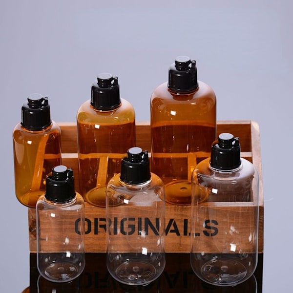 5 Stk Kosmetisk Emballage Flasker Krydderiæske TRANSPARENT 100ML Transparent 100ML