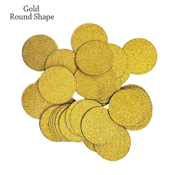 200 kpl Paper Confetti Paperijätteet HOPEAA PYÖREÄ MUOTO PYÖREÄ Silver Round Shape-Round Shape