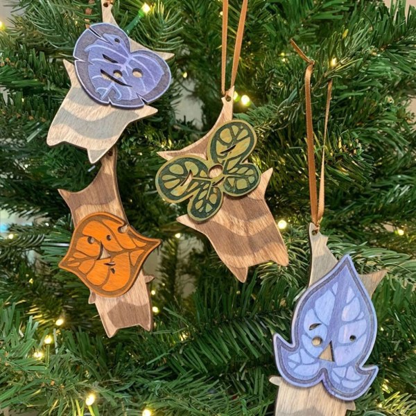 Korok juleanheng i tre Korok Family LILLA Purple