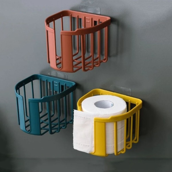 Mjukpappershållare Oilet Pappershylla GUL Yellow