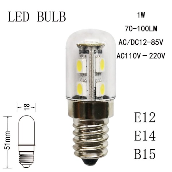 Ljuslampa Glödlampa Lotus Lampljus WARM WHITE-E14 12V WARM Warm White-E14 12V