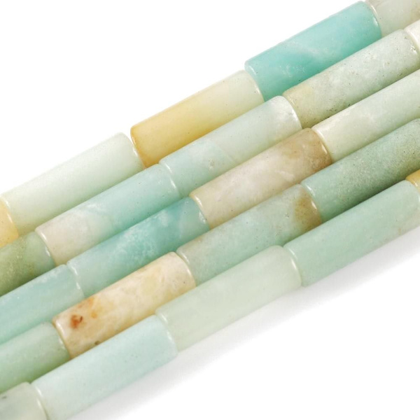 13x4 mm Naturstenar Tube Bead Göra själv smycken 5 5 5