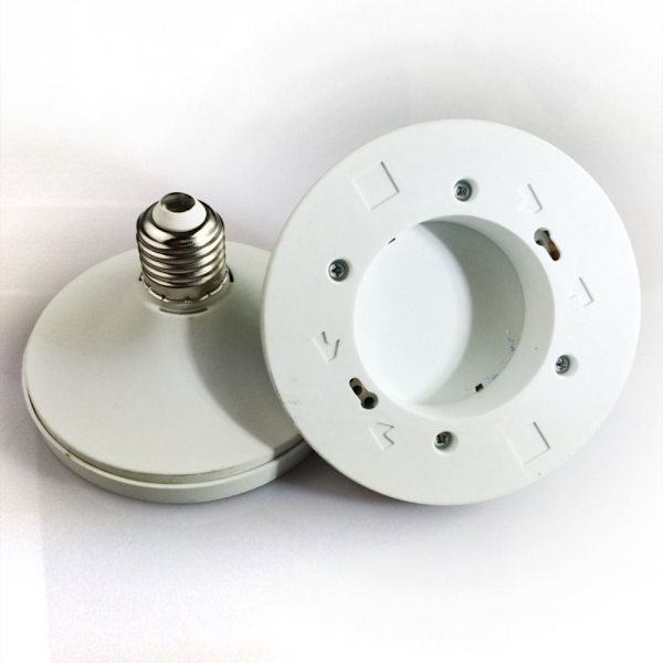 E27 till GX53 Ljusbas LED-lamphållare Lampbasadapter
