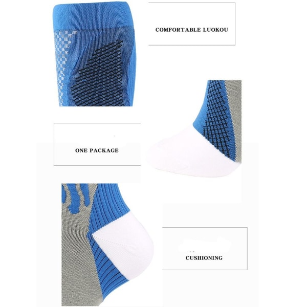 Fotbollsstrumpor Vuxensportstrumpor BLÅ L/XL L/XL blue L/XL-L/XL