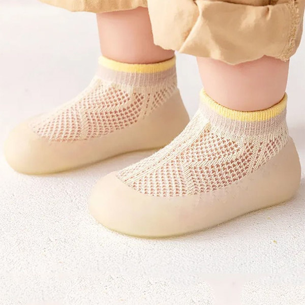 Baby ensimmäiset kengät vastasyntyneiden toddler kengät KELTAINEN 23 Yellow 23