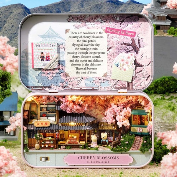 Box Theatre Dollhouses Miniature Home Dollhouse 6 6 6