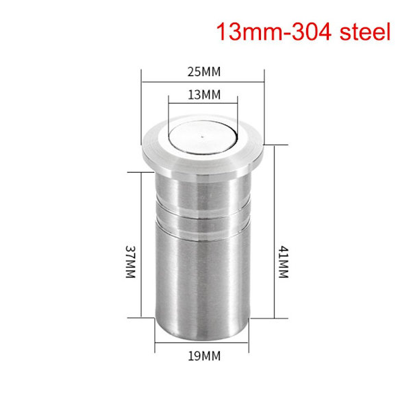 Dørbolt Dæksel Låsedæksel 13MM-304 STÅL 13MM-304 STÅL 13mm-304 steel