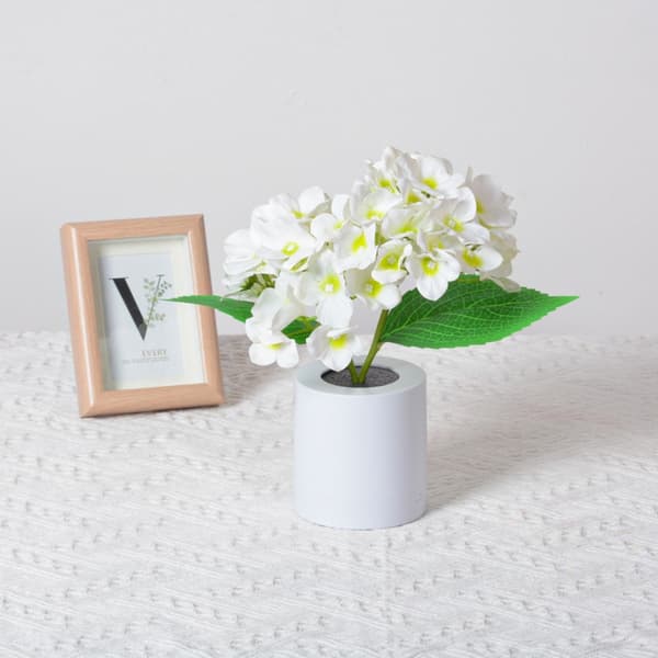 Led Hydrangea Blomsterlampe Skrivebordslampe ROSA 2 2 pink 2-2