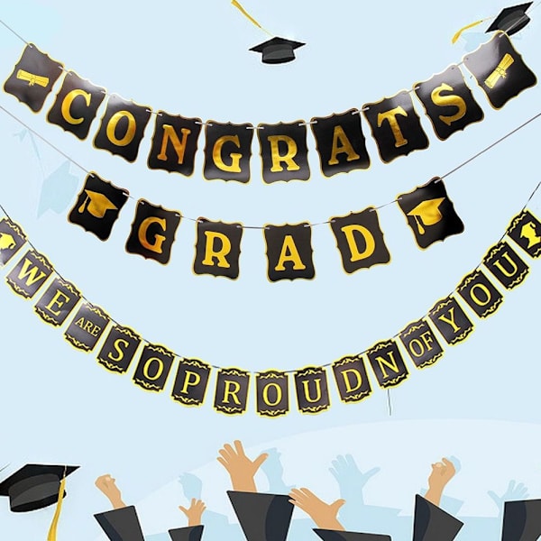 Grattis Graduation Banner Hanging Banner A A A