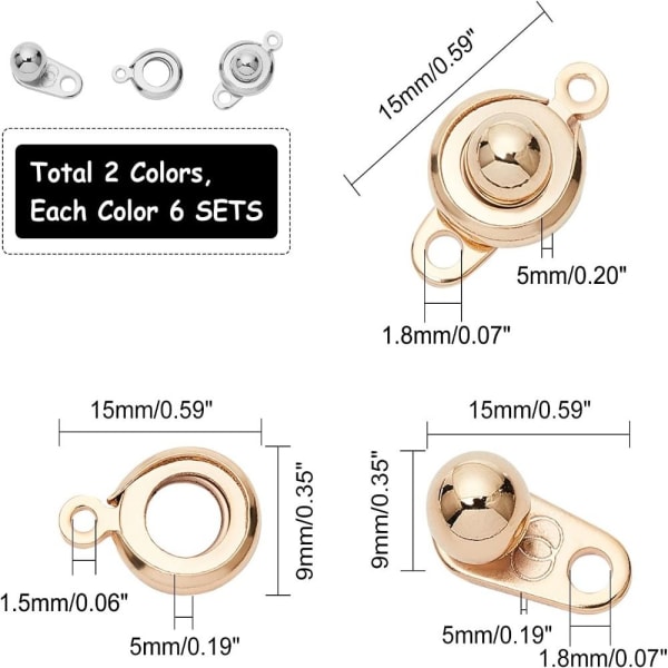 Snap Button Button Clasps Ball Snap Clasp