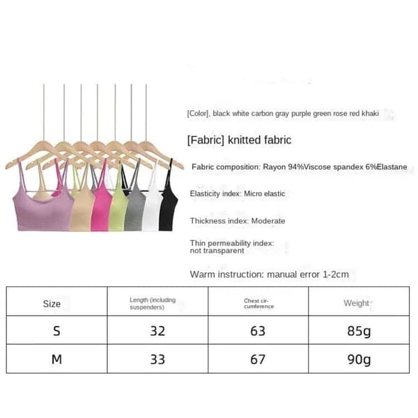 Strap Slim Beach Top Dame Camisole WHITE M White M