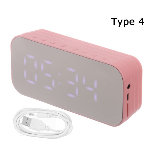 Digital väckarklocka Nummer Tabellklocka 4