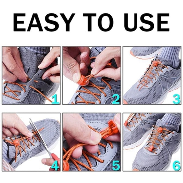 3 Par Sneaker Skosnören Skosnören VIT white