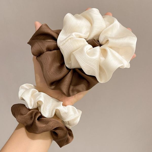 5 stk Tarmhovedreb Hårring BEIGE L Beige L