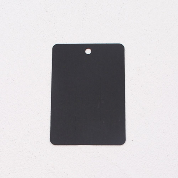 50 STK Barrette Emballagekort Hårnåle Display Boardcard SORT black