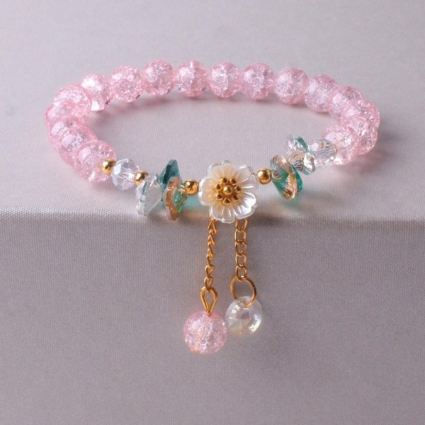 Daisy Beaded Rannekoru Ranneketju PINK Pink