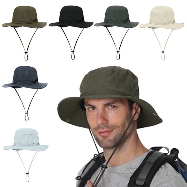Bøtter Hat UV Beskyttelse KHAKI Khaki