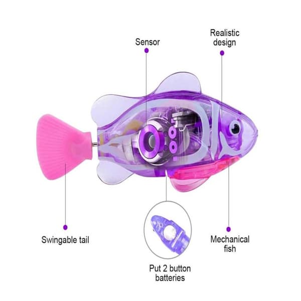 Electric Simulation Fish Cat Interaktiivinen lelu 4 4 4