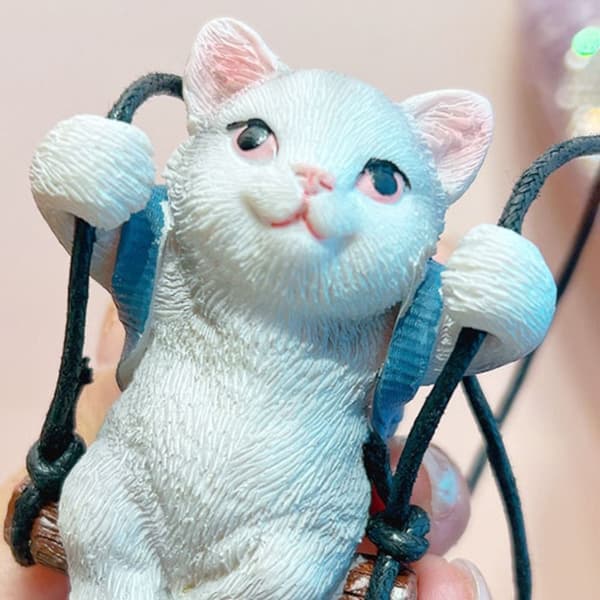 Bilhänge Interiörprydnad GRÅ KATT GRÅ KATT Grey cat