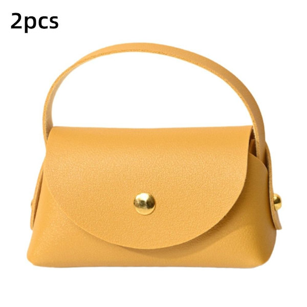 2st Bröllopspresentförpackning Mini Presentpåse GUL yellow