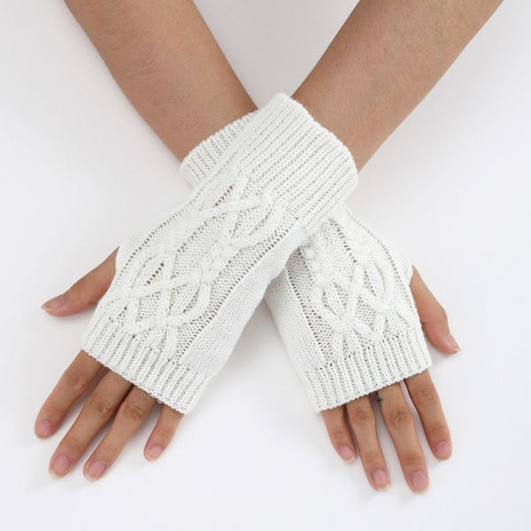 Handledshandskar Varmvantar VIT white