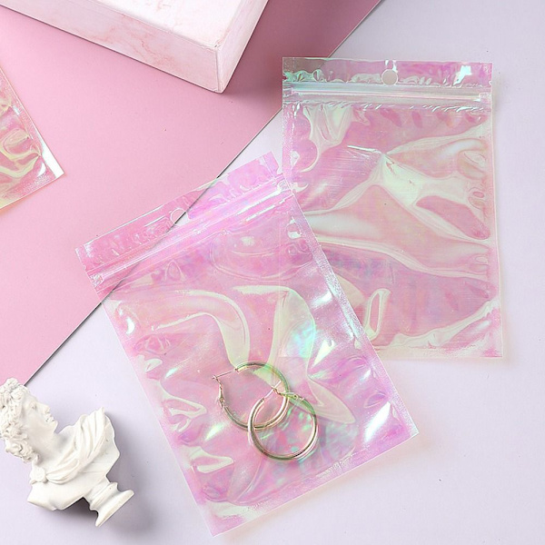 100st självförslutande påsar Förpackningspåse 7CMX10CM 7cmx10cm