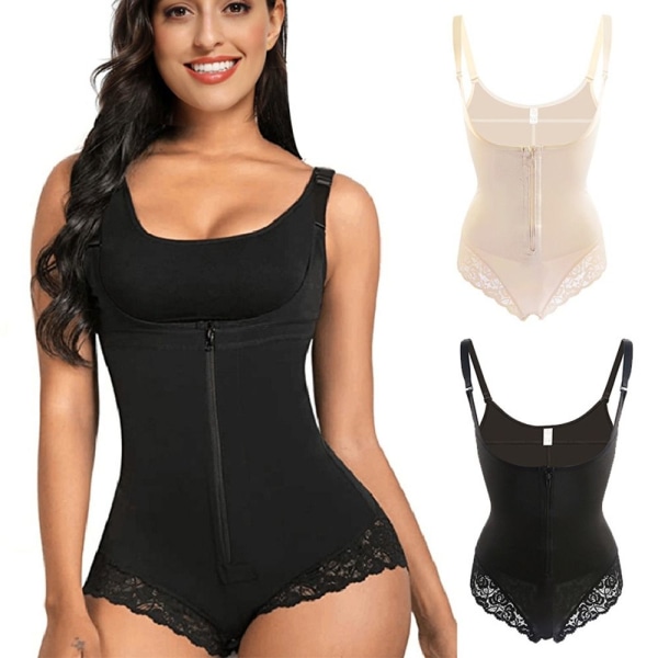 Waist Trainer Korsetti Bodysuit MUSTA 3XL black 3XL