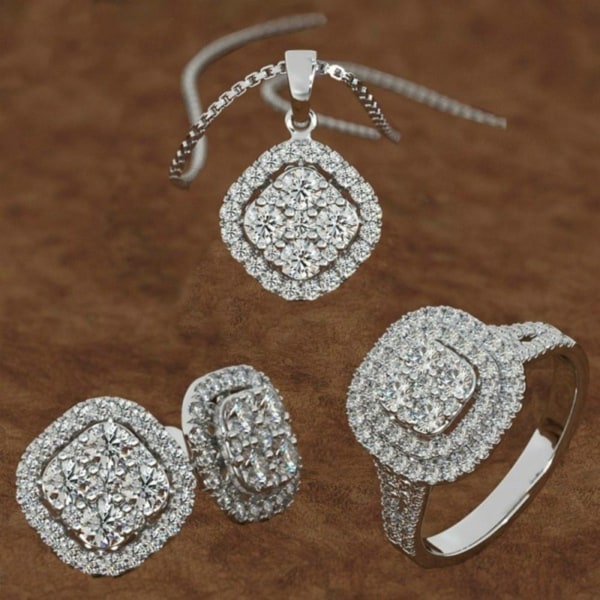 3 kpl korusetti set SILVER 9 Silver 9