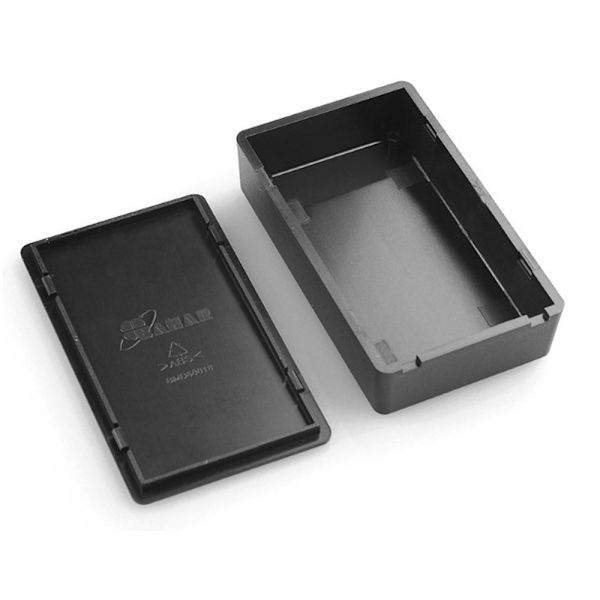 Elektronisk Project Box Vandtæt Cover Project SORT Black 86x51x21.5mm