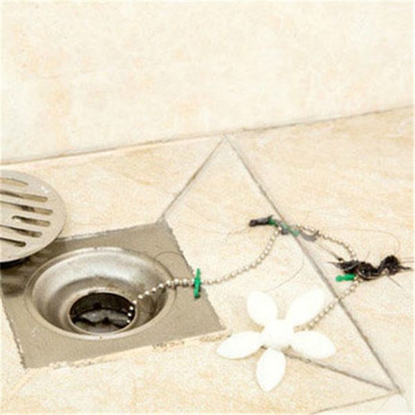 Avlopp Hair Catcher Pipe Muddring Krok Pipeline Rengöring