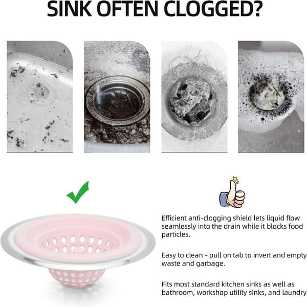 Vask Sil Silikon Rustfritt