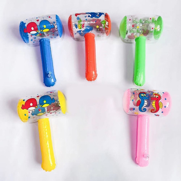 12stk Oppblåsbar Hammer Air Hammer Baby Oppblåsbare Leker Random Color