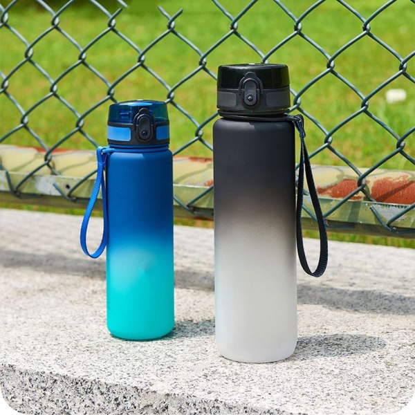 Vannkopp Gym Plastkopp 600MLBLÅ RØD BLÅRØD 600mlBlue Red