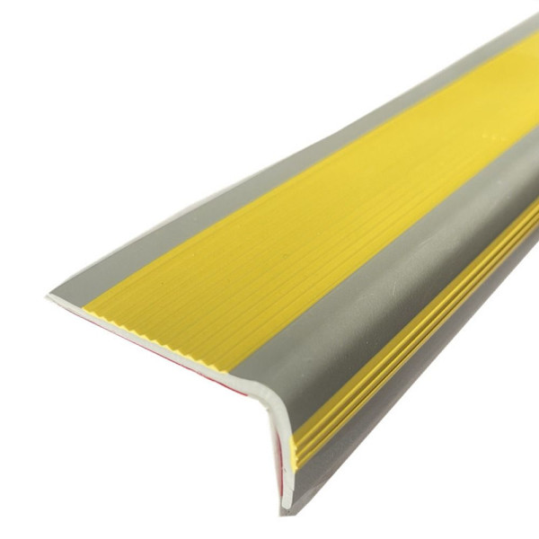 100cm Anti-slip Strip Mot Mekaniska Skador GUL&GRÅ yellow&grey 6.0x3.0cm