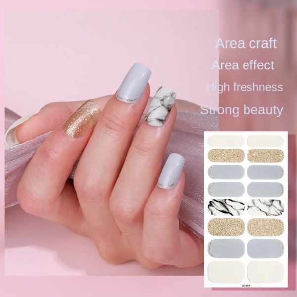 3 arkkia ranskalaiset kynsitarrat Nail Art -tarra 3 3 3