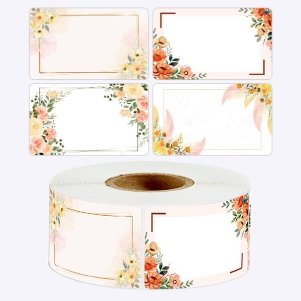 250/500 STK Sausflasker Etikettklistremerke Blomsteretiketter A-500STK A-500PCS