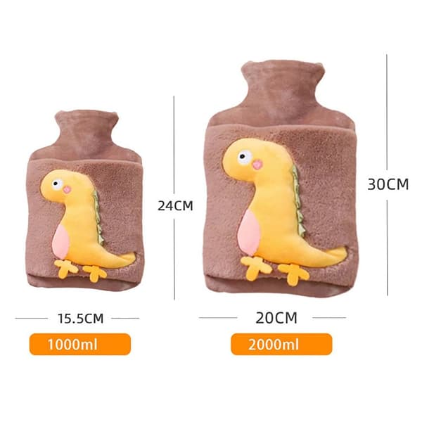 Varmtvandspose Sød Håndvarmer GRÅ 2000ML GREY 2000ML