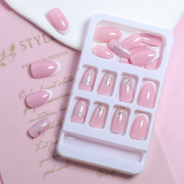 Coffin Fake Nails Ballerina tekokynnet 2 2 2