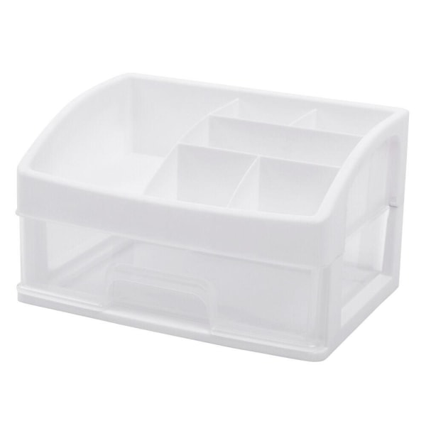 Makeup Case Cosmetic Organizer VALKOINEN white