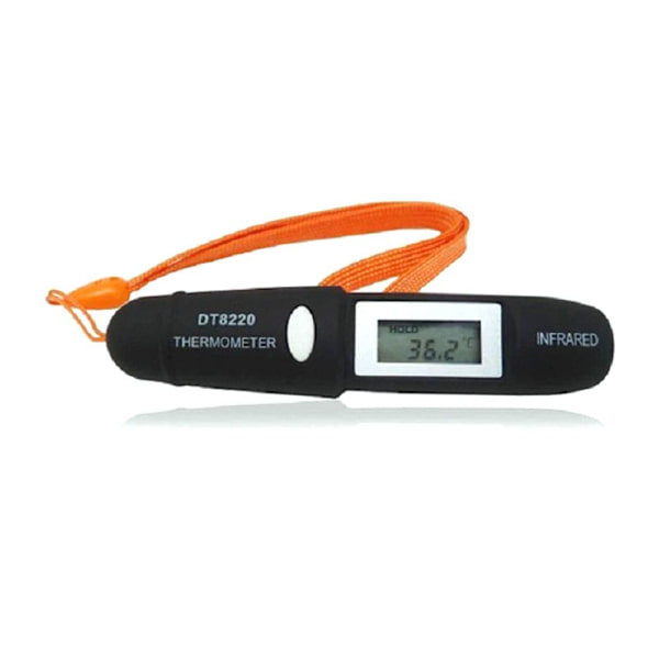 Digitalt Infrarødt Termometer Pen Termometer SORT Black