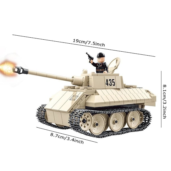 446 STK Tank Legetøj Army Weapons Main Battle Tank