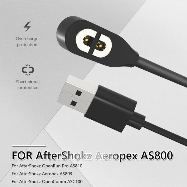 Boneledning Hodetelefonlader for AfterShokz Aeropex AS800 100cm