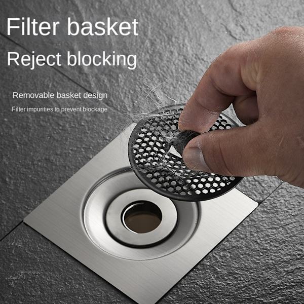 Badrum Golvavlopp Cover Handfat Avloppsfilter