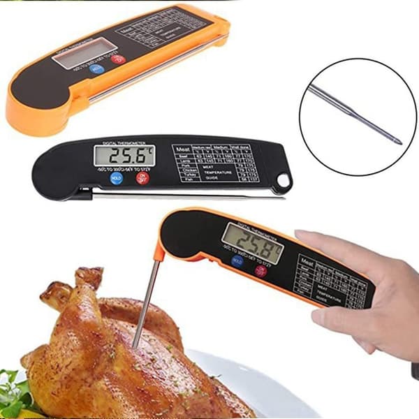 Digital termometer värmeindikator SVART black