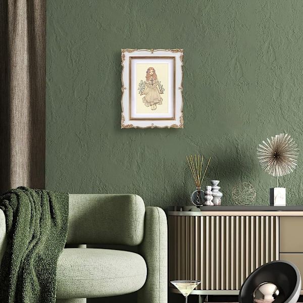 Rominnredning Vintage bilderammer LYS GRØNN Light Green